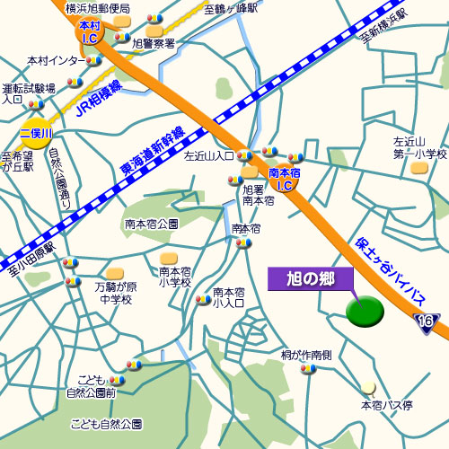 旭の郷　霊園地図　霊園・墓石の須藤石材