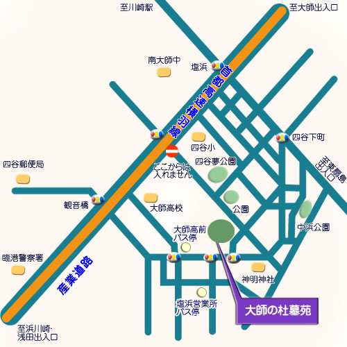 大師の杜墓苑　霊園地図　霊園・墓石の須藤石材