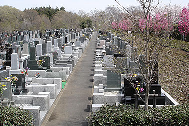 相模原市営峰山霊園の墓域