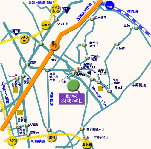 横浜浄苑ふれあいの杜　霊園地図　霊園・墓石の須藤石材