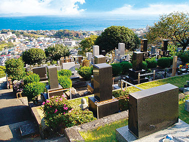 聖徳久里浜霊園の墓域